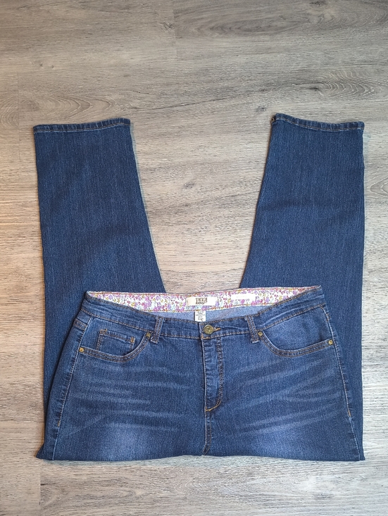 Vintage America Denim - sac355 High Rise Boyfriend w/25.5" Inseam Vintage America Skinny Crop Size 12